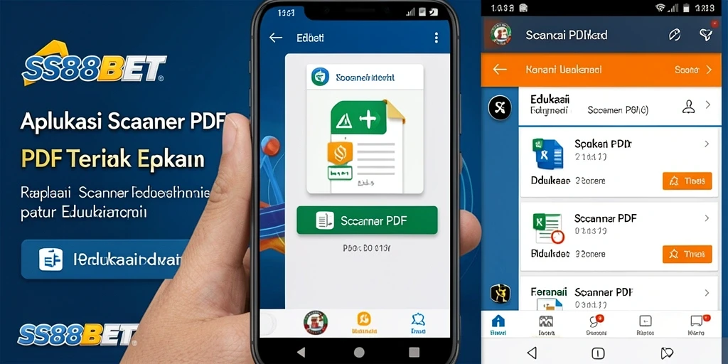 Antarmuka intuitif SS88BET yang memudahkan pemindaian PDF.